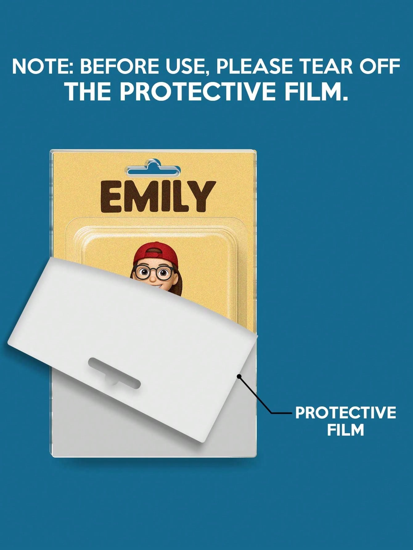 Custom 2D Character Sticker Set Packaging Toy Box Acrylic Keychain